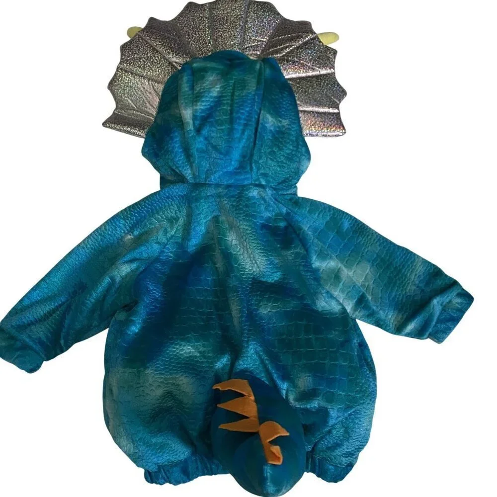 Target Infant Halloween Costume Plush Pullover Top Triceratops 6-12M Hyde & EEK!